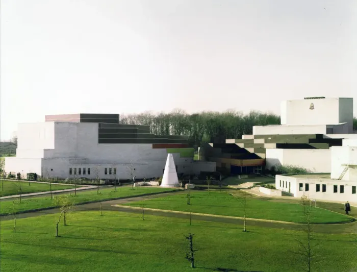 Framed Print : Exterior view of the Warwick Arts Centre at the University of Warwick. Circa 1980 Framed Print : Exterior view of the Warwick Arts Centre at the University of Warwick. Circa 1980