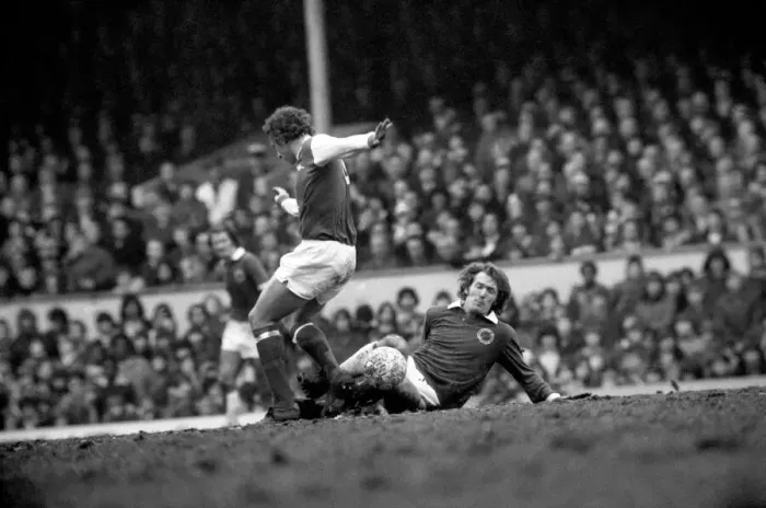 Framed Print : F. A. Cup: Arsenal v. Leicester City. February 1975 75-00906-015