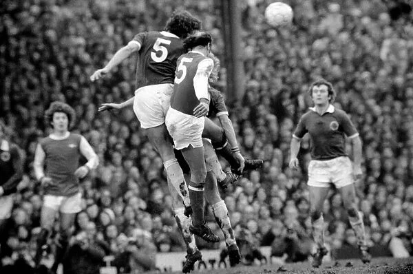 F. A. Cup: Arsenal v. Leicester City. February 1975 75-00906-017