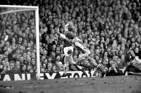 F. A. Cup: Arsenal v. Leicester City. February 1975 75-00906-002