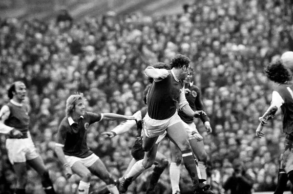 F. A. Cup: Arsenal v. Leicester City. February 1975 75-00906-035