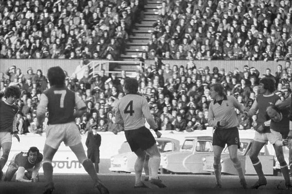 F. A. Cup. Coventry City v. Arsenal. Alan Ball, taking advantage of a terrible mix-up in