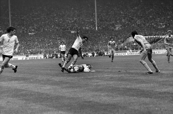 F. A. Cup Final. Manchester City 1 v. Tottenham Hotspur 1. May 1981 MF02-31-044