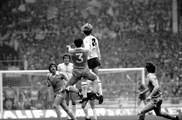 F. A. Cup Final. Manchester City 1 v. Tottenham Hotspur 1. May 1981 MF02-30-075