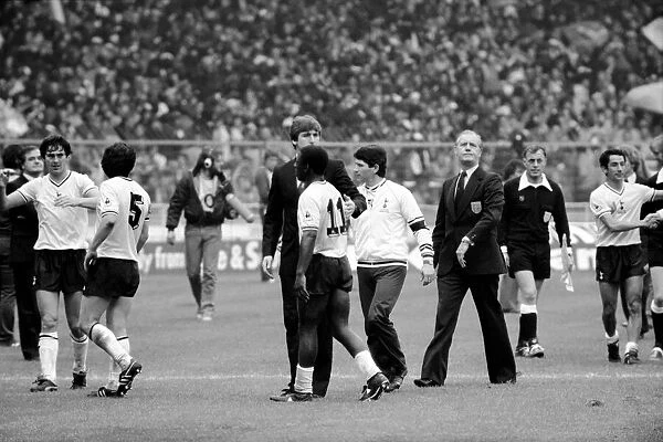 F. A. Cup Final. Manchester City 1 v. Tottenham Hotspur 1. May 1981 MF02-30-027
