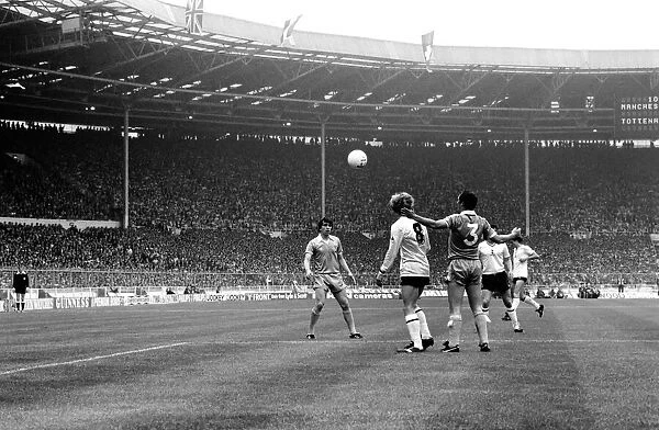 F. A. Cup Final. Manchester City 1 v. Tottenham Hotspur 1. May 1981 MF02-30-006