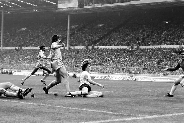 F. A. Cup Final. Manchester City 1 v. Tottenham Hotspur 1. May 1981 MF02-30-127