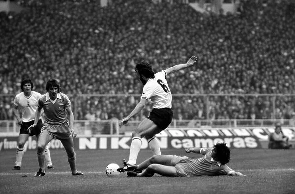 F. A. Cup Final. Manchester City 1 v. Tottenham Hotspur 1. May 1981 MF02-30-071