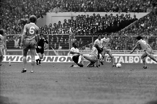 F. A. Cup Final. Manchester City 1 v. Tottenham Hotspur 1. May 1981 MF02-30-094