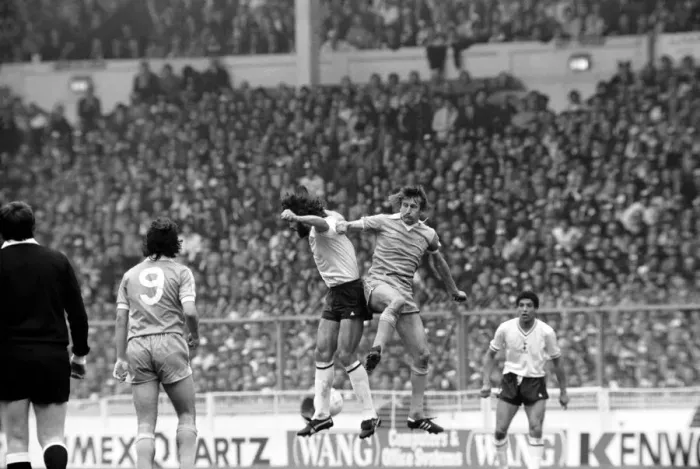 Framed Print : F. A. Cup Final. Manchester City 1 v. Tottenham Hotspur 1. May 1981 MF02-30-091 Framed Print : F. A. Cup Final. Manchester City 1 v. Tottenham Hotspur 1. May 1981 MF02-30-091