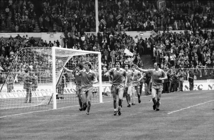 Framed Print : F. A. Cup Final. Manchester City 1 v. Tottenham Hotspur 1. May 1981 MF02-31-025 Framed Print : F. A. Cup Final. Manchester City 1 v. Tottenham Hotspur 1. May 1981 MF02-31-025