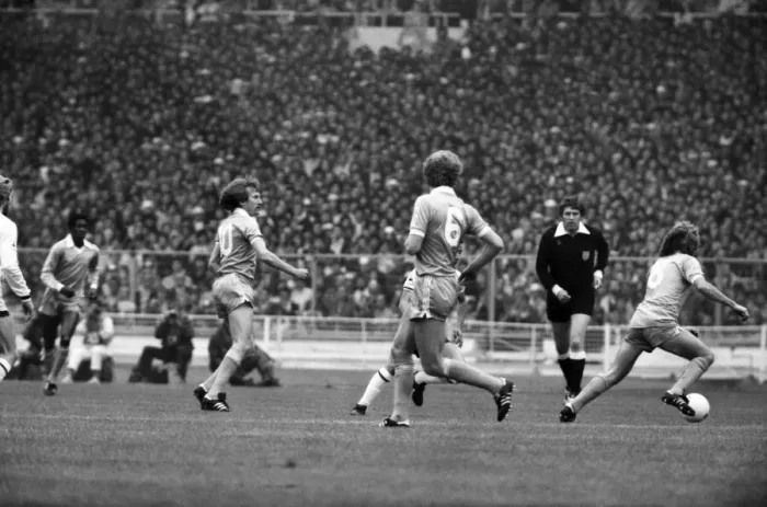 Framed Print : F. A. Cup Final. Manchester City 1 v. Tottenham Hotspur 1. May 1981 MF02-31-006 Framed Print : F. A. Cup Final. Manchester City 1 v. Tottenham Hotspur 1. May 1981 MF02-31-006