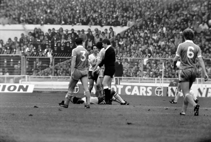 Framed Print : F. A. Cup Final. Manchester City 1 v. Tottenham Hotspur 1. May 1981 MF02-30-104 Framed Print : F. A. Cup Final. Manchester City 1 v. Tottenham Hotspur 1. May 1981 MF02-30-104