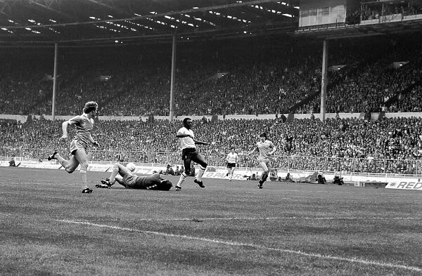 F. A. Cup Final. Manchester City 1 v. Tottenham Hotspur 1. May 1981 MF02-30-122