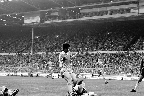F. A. Cup Final. Manchester City 1 v. Tottenham Hotspur 1. May 1981 MF02-30-125
