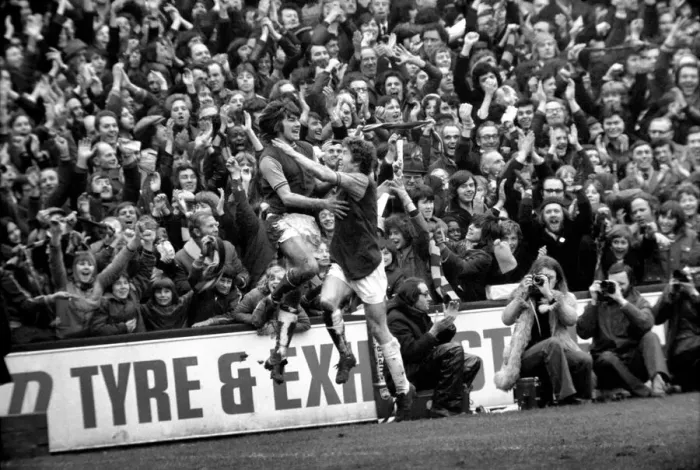 Framed Print : F. A. Cup: West Ham (2) vs. Queens Park Ranger (1). February 1975 75-00908-009 Framed Print : F. A. Cup: West Ham (2) vs. Queens Park Ranger (1). February 1975 75-00908-009