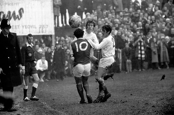 F. A. Cup: Yeovil v. Arsenal: 3rd Round. January 1971 71-00138-048