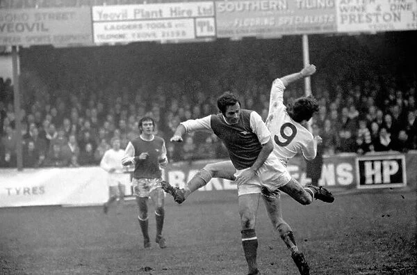 F. A. Cup: Yeovil v. Arsenal: 3rd Round. January 1971 71-00138-053