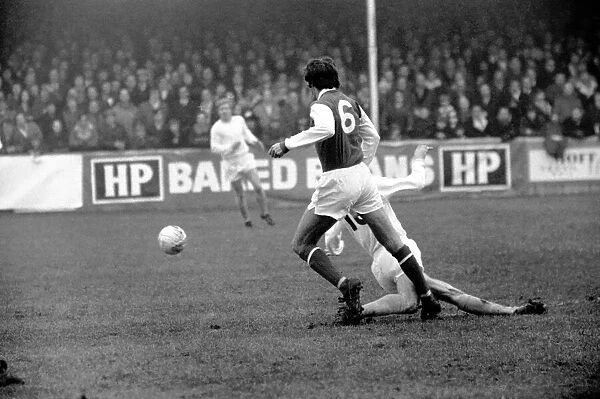F. A. Cup: Yeovil v. Arsenal: 3rd Round. January 1971 71-00138-011