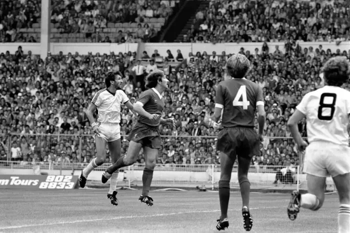 Framed Print : F. A Community Shield. Liverpool 1 v. West Ham United 0. August 1980 LF04-05-004