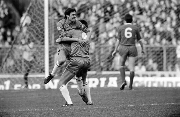 F. A Cup Football. Chelsea 2 v. Liverpool 0 February 1982 LF08-29-030