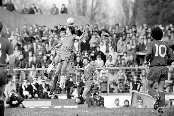 F. A Cup Football. Chelsea 2 v. Liverpool 0 February 1982 LF08-29-019