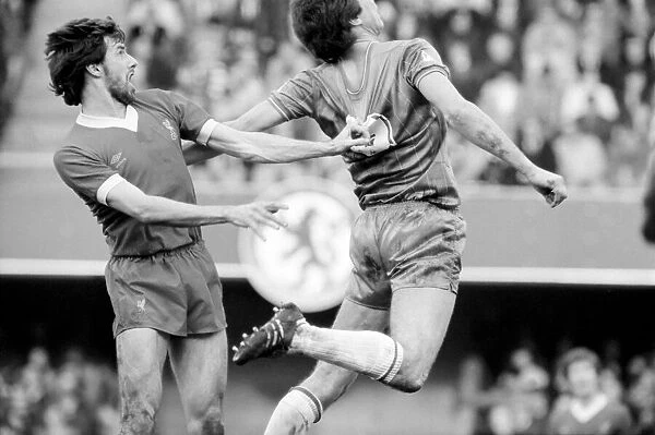 F. A Cup Football. Chelsea 2 v. Liverpool 0 February 1982 LF08-29-074