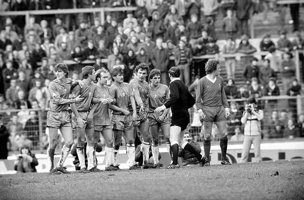 F. A Cup Football. Chelsea 2 v. Liverpool 0 February 1982 LF08-29-061