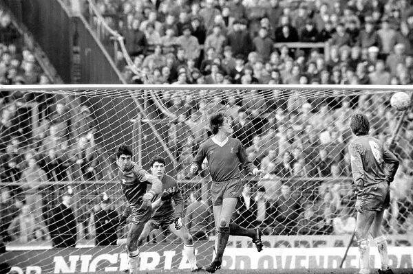 F. A Cup Football. Chelsea 2 v. Liverpool 0 February 1982 LF08-29-076