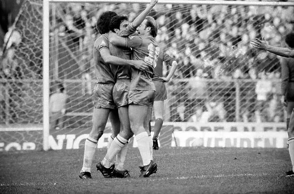 F. A Cup Football. Chelsea 2 v. Liverpool 0 February 1982 LF08-29-013