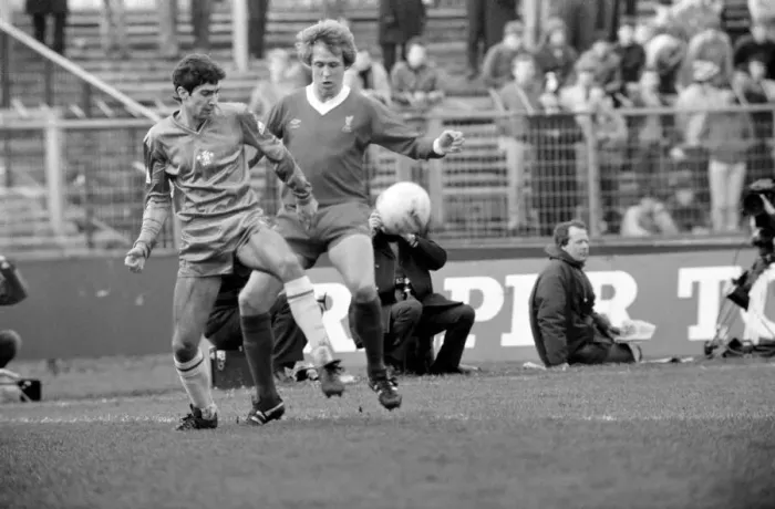 Framed Print : F. A Cup Football. Chelsea 2 v. Liverpool 0 February 1982 LF08-29 Framed Print : F. A Cup Football. Chelsea 2 v. Liverpool 0 February 1982 LF08-29