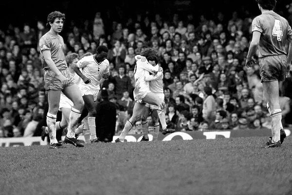 F. A Cup Football. Chelsea 2 v. Tottenham Hotspurs 3. F. A. Cup March 1982 LF08-16-219