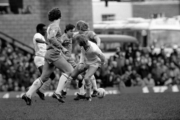 F. A Cup Football. Chelsea 2 v. Tottenham Hotspurs 3. F. A. Cup March 1982 LF08-16-041