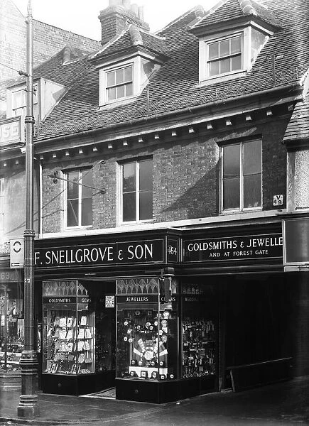 F. Snellgrove & son Jewellers, Uxbridge, London. 1932