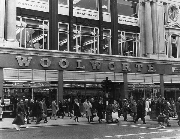 F W Woolworth Department Store, Liverpool, November 1970