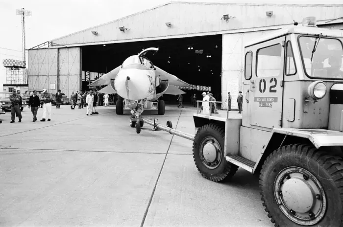 Framed Print : F111 USaF Swing wing bomber. 25th May 1967 Framed Print : F111 USaF Swing wing bomber. 25th May 1967