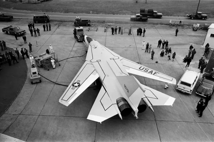 Framed Print : F111 USaF Swing wing bomber. 25th May 1967 Framed Print : F111 USaF Swing wing bomber. 25th May 1967