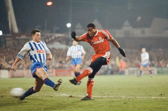 Framed Print : FA Cup 4th round replay at the Goldstone Ground, Hove. Brighton