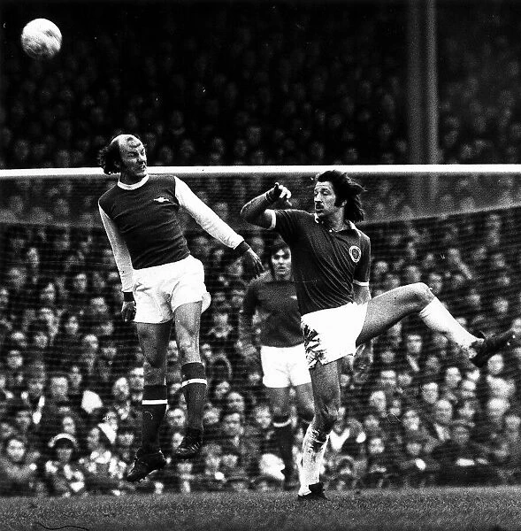 FA Cup Fifth Round match at Highbury February 1975 Arsenal v Leicester City