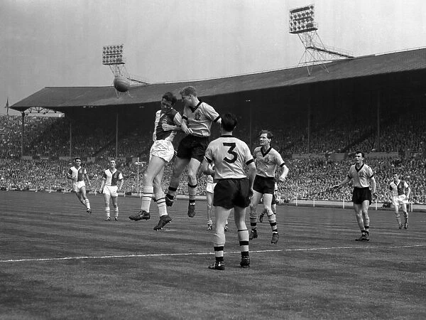 FA Cup Final 1960 at Wembley. Wolverhampton Wanderers 3 v. Blackburn Rovers 0