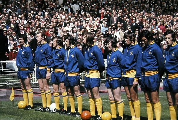 FA Cup Final 1971- Arsenal v Liverpool Arsenal line up May 1971