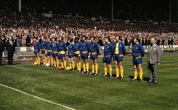 FA Cup Final 1971- Arsenal v Liverpool Arsenal Team May 1971