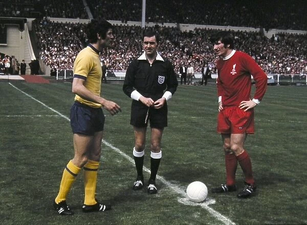FA Cup Final 1971- Arsenal v Liverpool McLintock, Burtonshaw