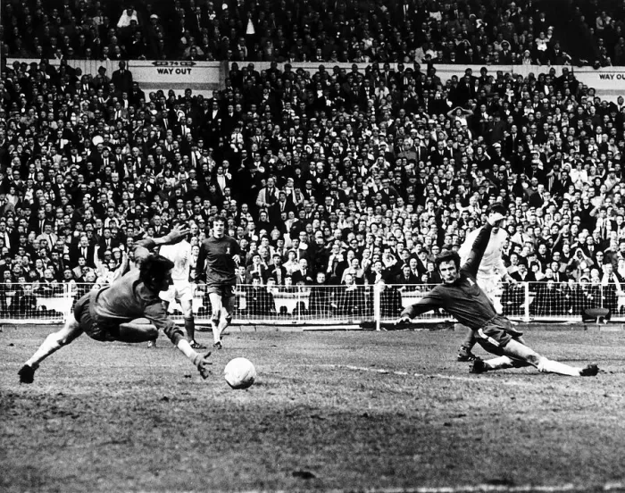 Framed Print : FA Cup Final at Wembley Stadium April 1970 Chelsea 2 v Leeds United 2 Framed Print : FA Cup Final at Wembley Stadium April 1970 Chelsea 2 v Leeds United 2