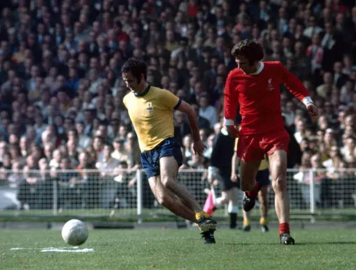 Framed Print : FA Cup Final at Wembley Stadium Arsenal 2 v Liverpool 1 George Graham of