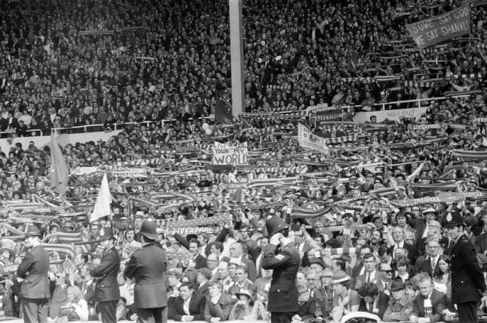 Framed Print : FA Cup Final at Wembley Stadium. Arsenal v Liverpool. Pictured, crowd scenes Framed Print : FA Cup Final at Wembley Stadium. Arsenal v Liverpool. Pictured, crowd scenes