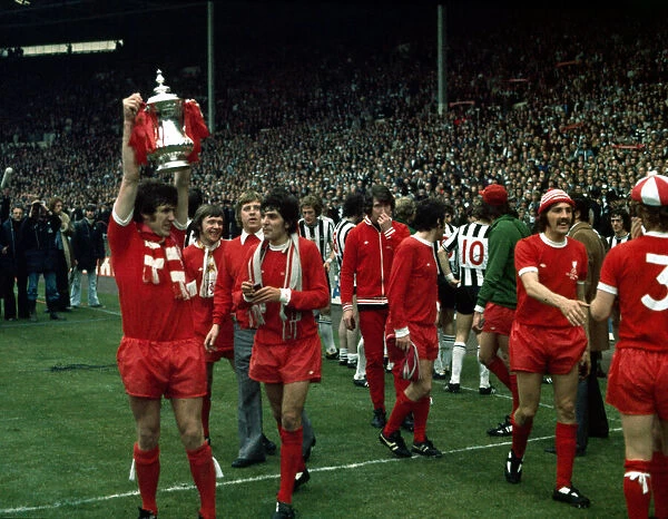 FA Cup Final at Wembley Stadium Liverpool 3 v Newcastle United 0 Captain