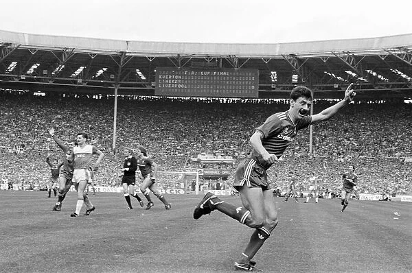 FA Cup Final at Wembley Stadium, Saturday 10th May 1986. Liverpool 3 v Everton 1