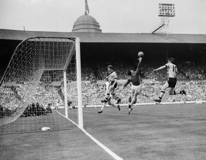 Framed Print : FA Cup Final at Wembley Stadium. Wolverhampton Wanderers 3 v Blackburn Rovers 0 Framed Print : FA Cup Final at Wembley Stadium. Wolverhampton Wanderers 3 v Blackburn Rovers 0