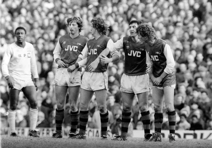 Framed Print : FA Cup Fourth Roound at Highbury January 1983 Arsenal v Leeds United Arsenal